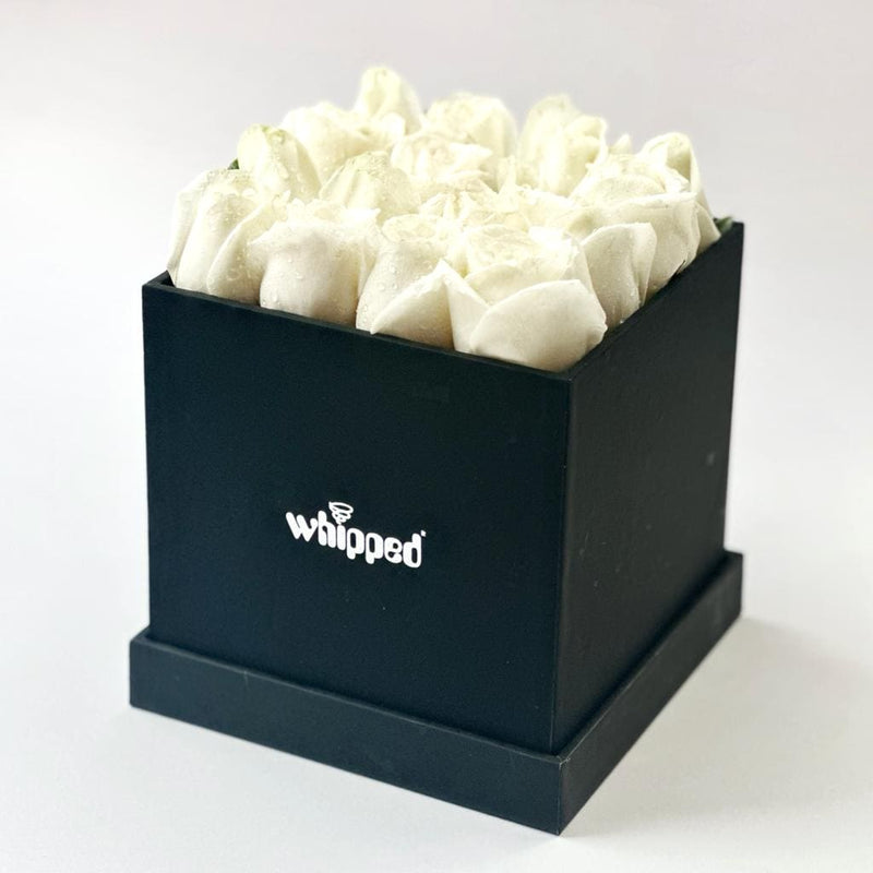 Premium White Roses Box