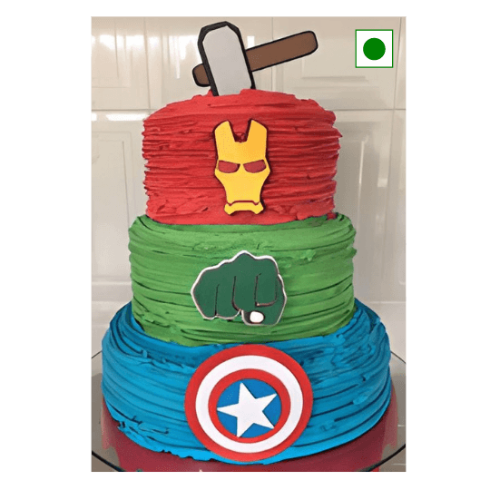 Marvel Theme 2 Cake