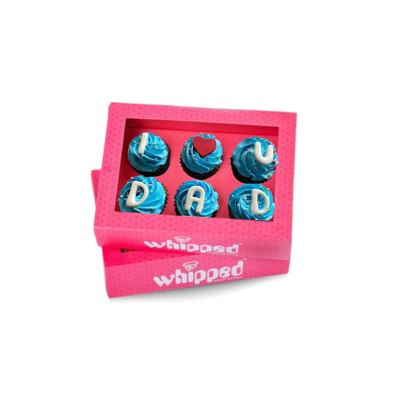 I ❤️ U DAD" Cupcakes (Box of 6)
