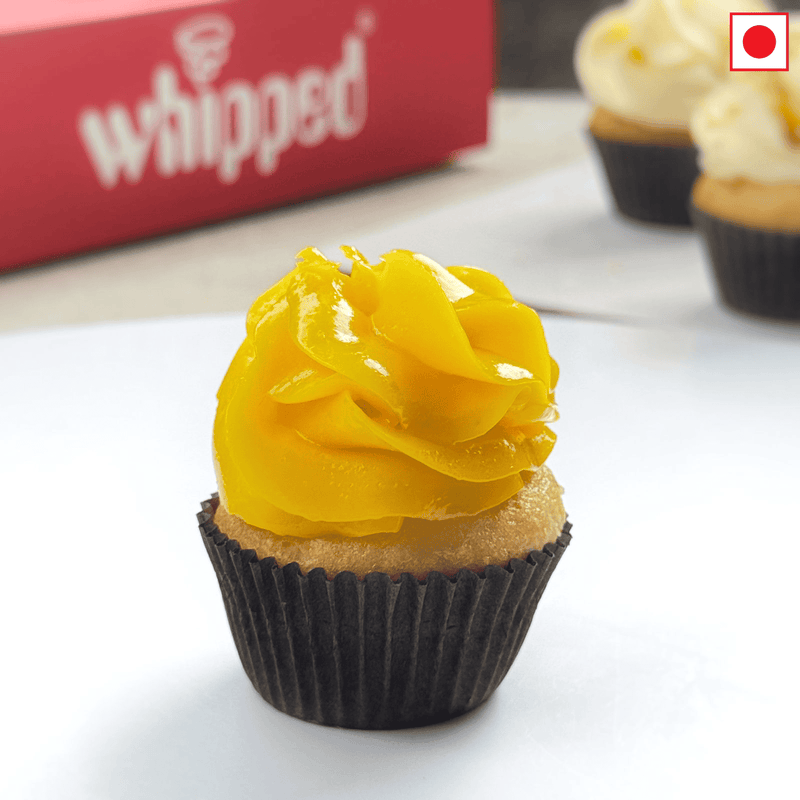 Lemon vanilla frosted mini cupcake (6Pcs)