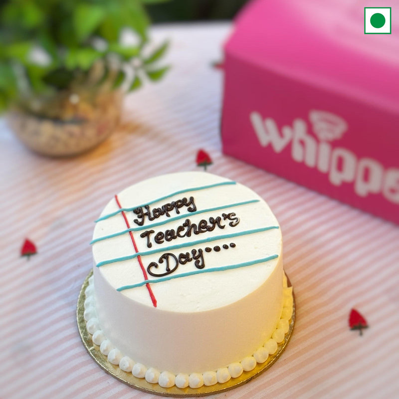 Notebook Teacher’s Day Cake