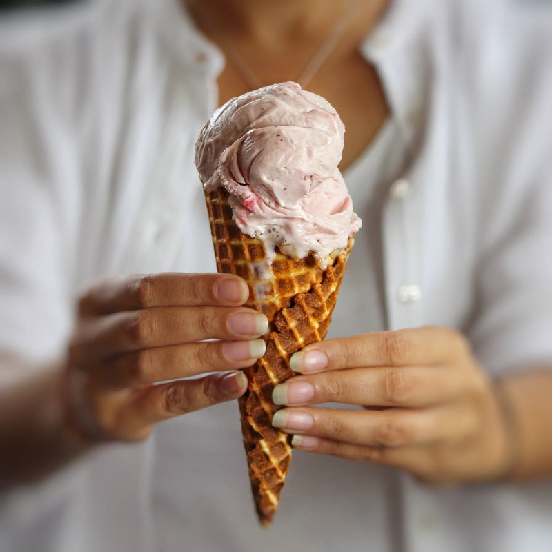 Fresh Strawberry Ice Cream Tub