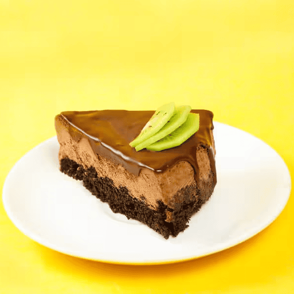 Sugar-free Belgian Chocolate Mousse Slice (contains Egg)
