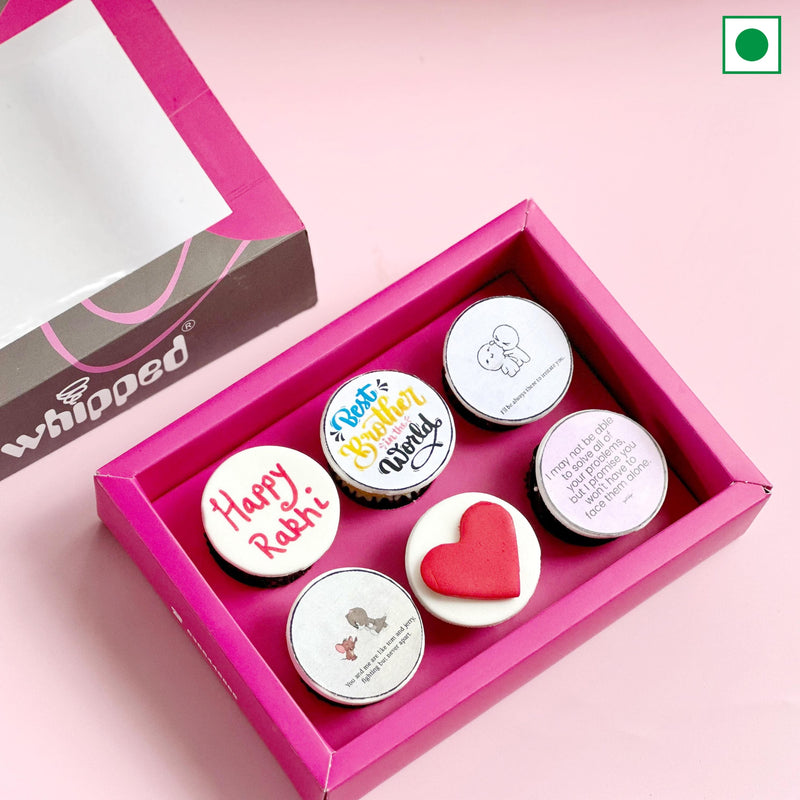 "Best Brother Ever" cupcakes