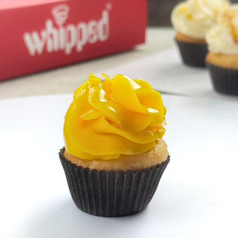 Lemon vanilla frosted mini cupcake (6Pcs)