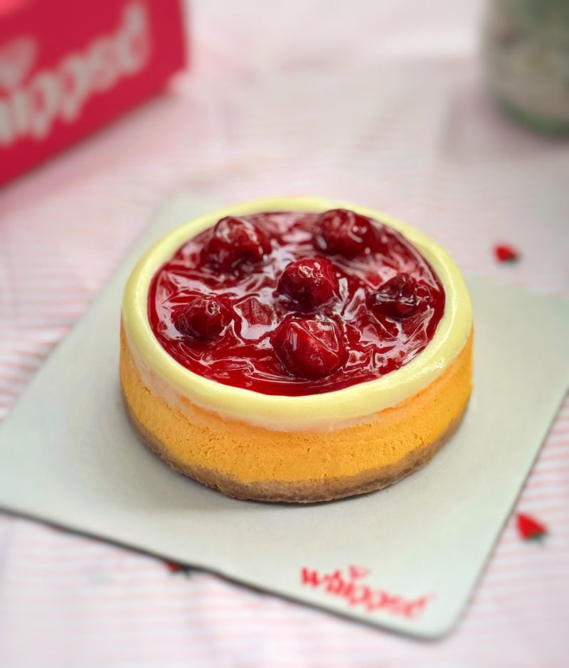 Mango and Strawberry Cheesecake (Contains Egg)
