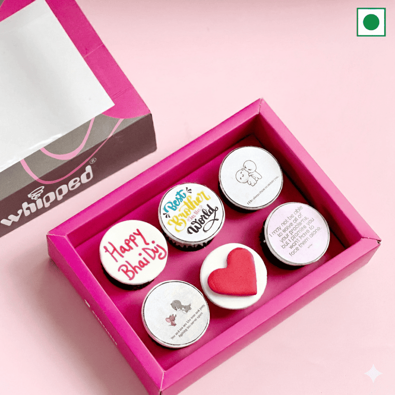"Best Brother Ever" cupcakes