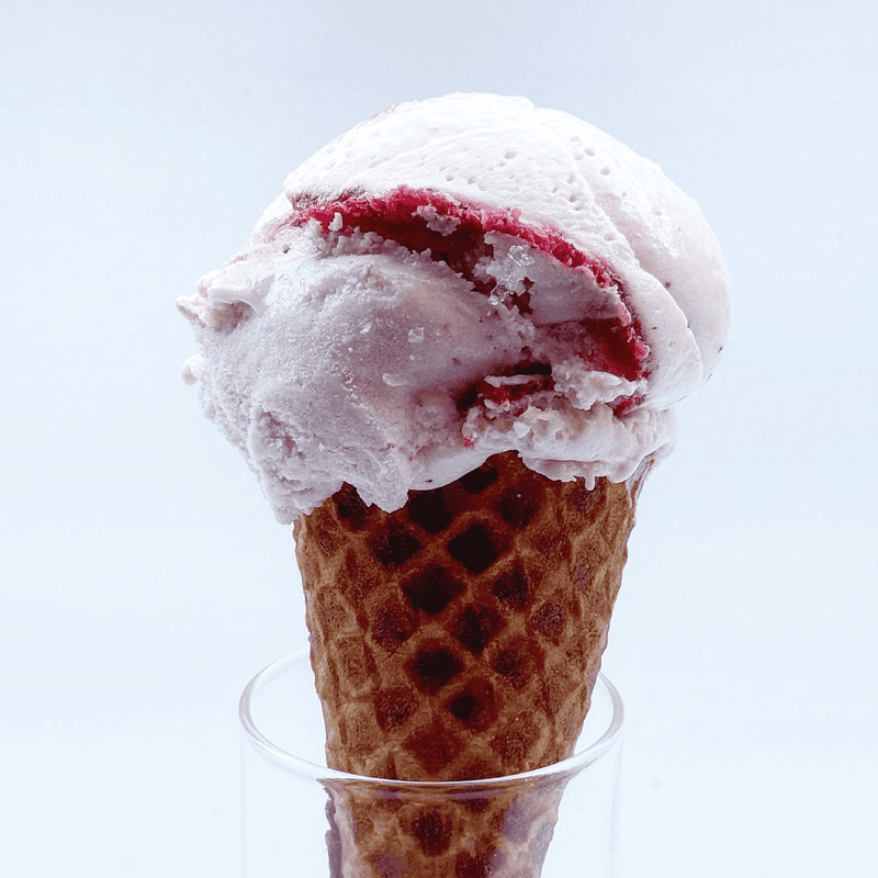 Fresh Strawberry Ice Cream Tub