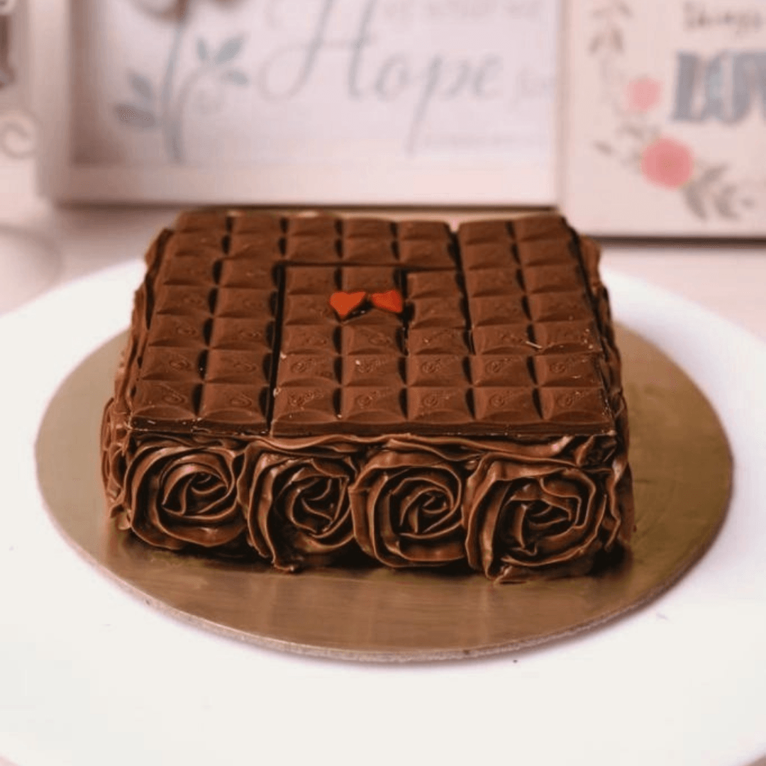 NORS KITCHEN Moist Chocolate Cake Square Shape