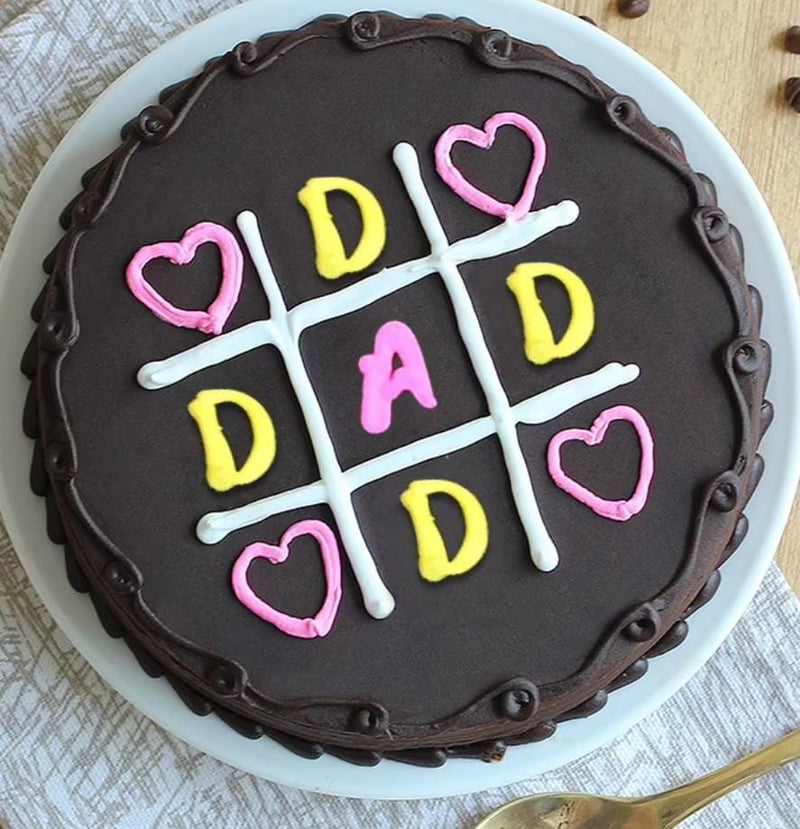 Dad, Tik Tak brown cake